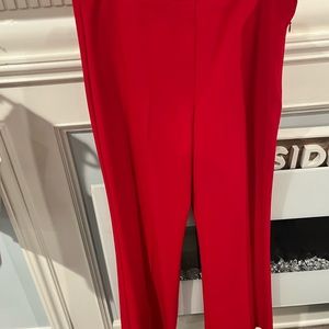 Trina Turk Red wide leg pant
